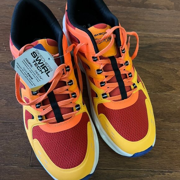 MEN'S SNOOP DOGG: GO RUN SWIRL TECH - DIZZIE - Orange US Size 12 - Picture 1 of 4